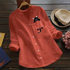 Ariel | Chic Cat Blouse
