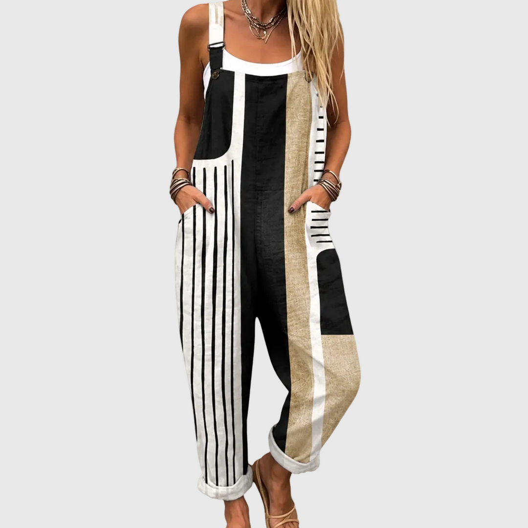 Roberta | Patchwork Relaxed Overall