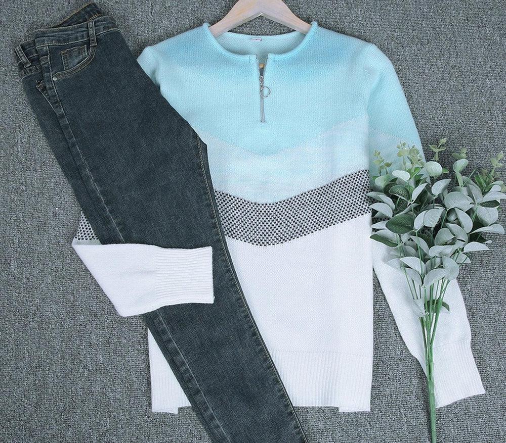 Anastasia | Cozy Half-Zip Pullover
