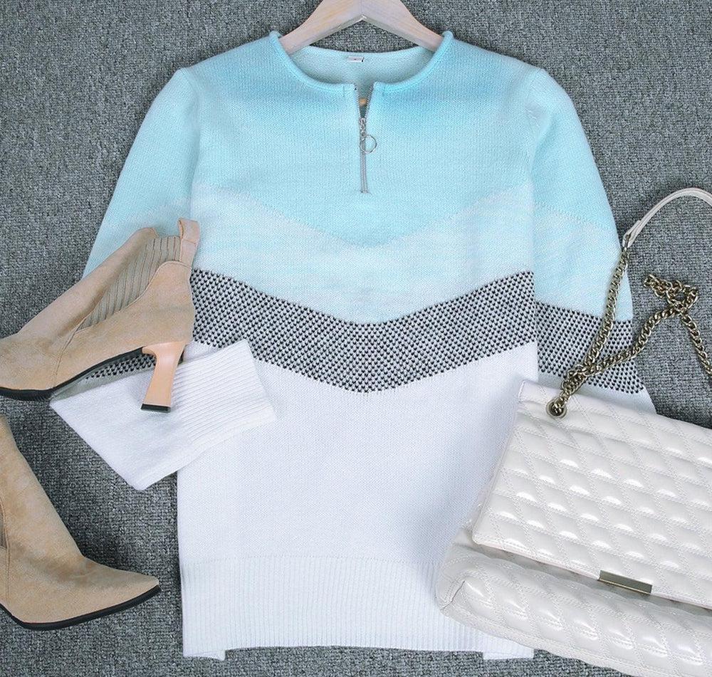 Anastasia | Cozy Half-Zip Pullover