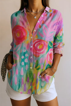 Sophie | Vibrant Pattern Blouse