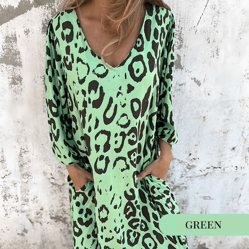 Grove | Leopard Safari Dress