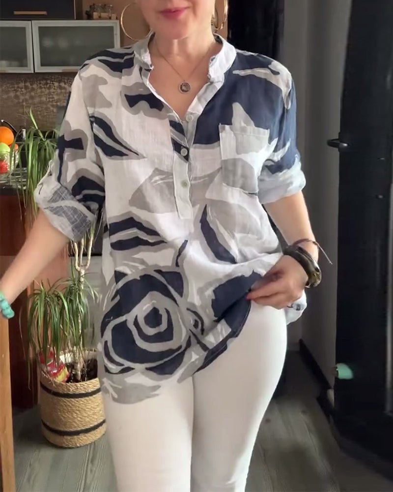 Marged | Relaxed Collar Blouse