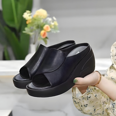 Sina | Minimalist Wedge Sandal