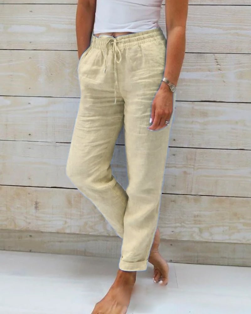 Ingeborg | Chic Linen Joggers