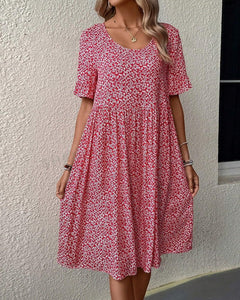 Vera | Elegant Bloom Midi Dress
