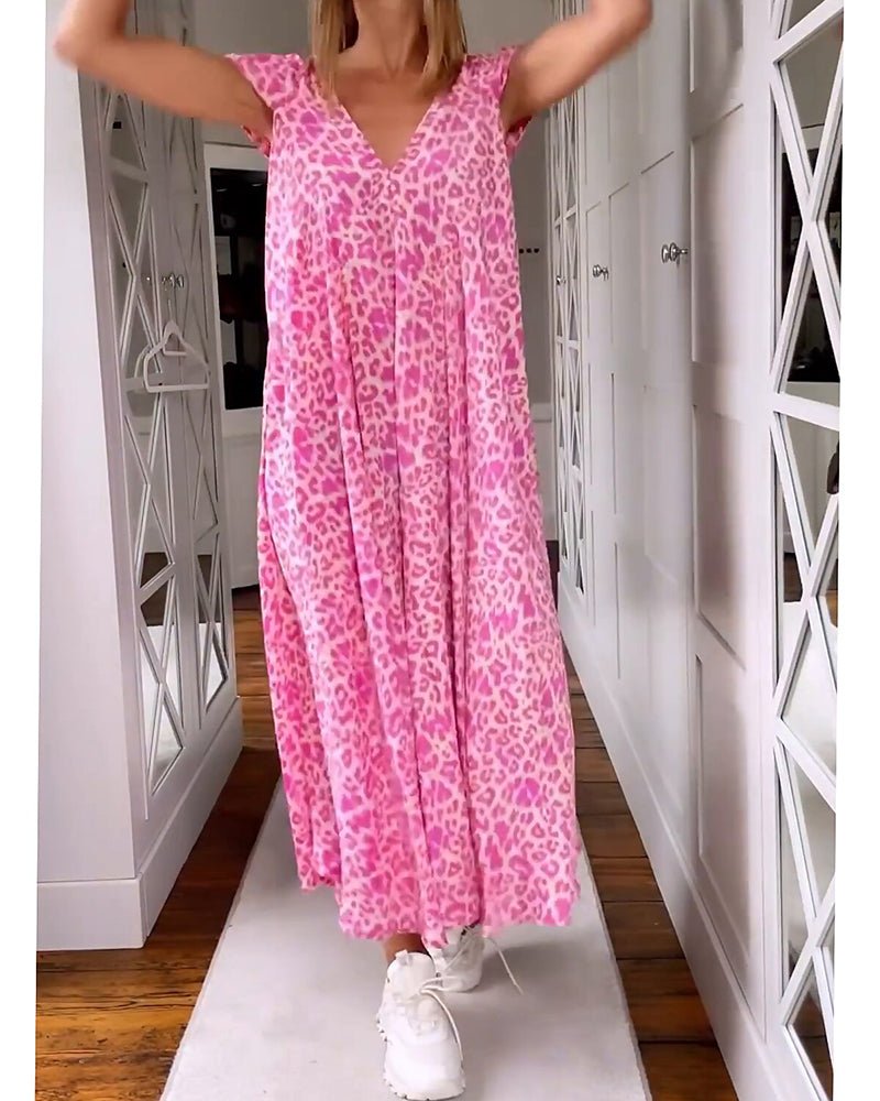Cassandra | V-Neck Maxi Dress