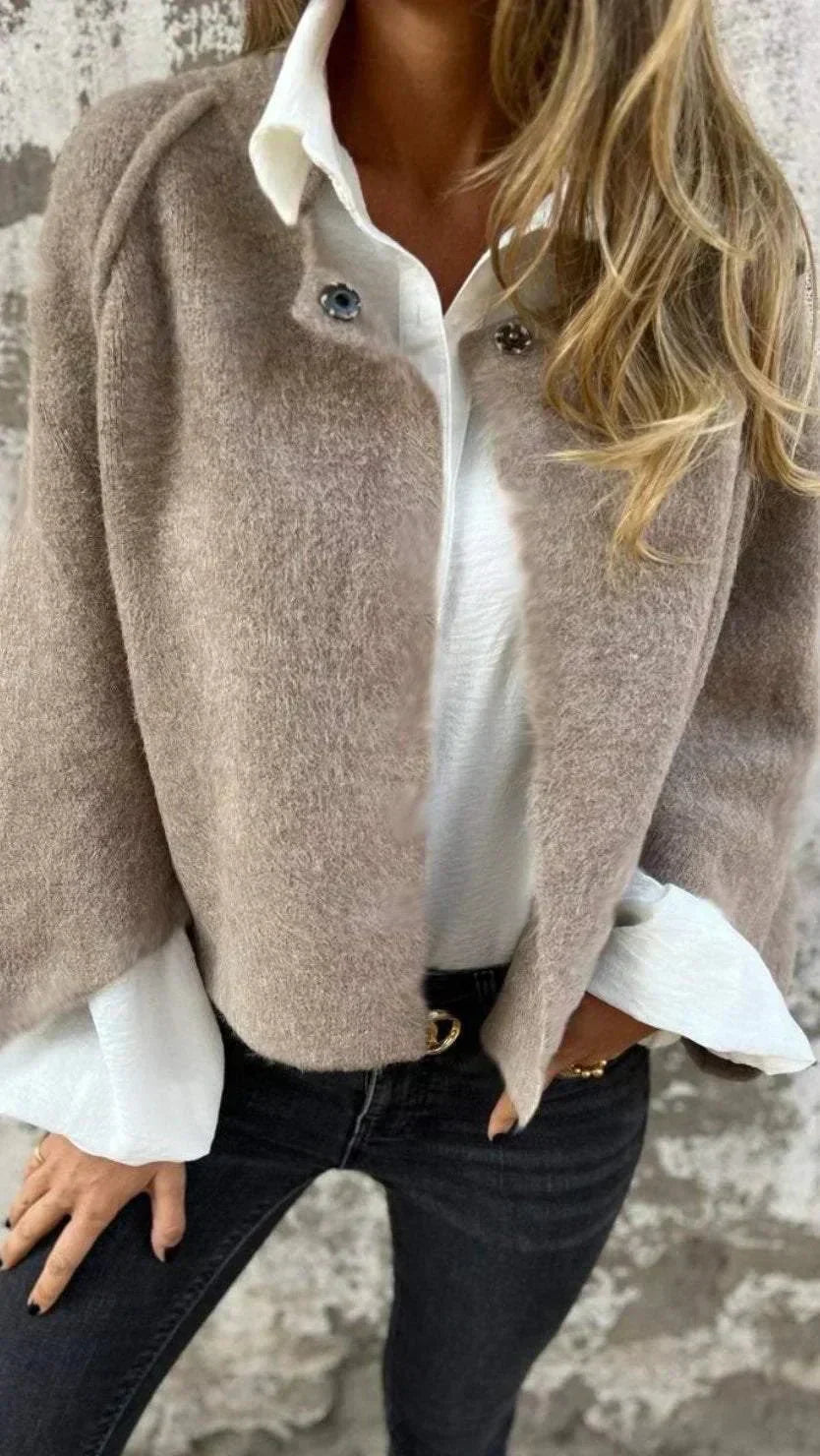 Rosie | Soft Wool-Blend Elegant Jacket