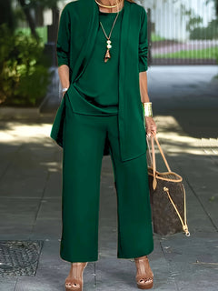 Zneta | Tailored Luxe Three-Piece Set