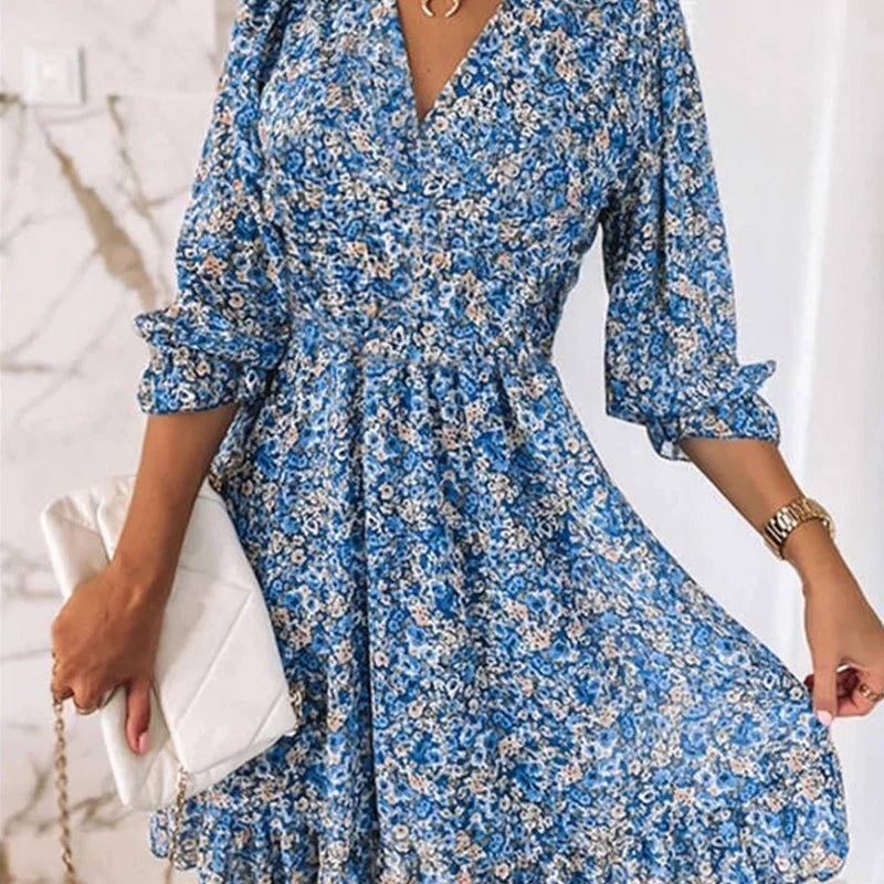 Greer | Elegant Floral Dress