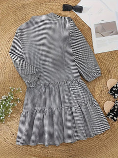 Daphne | Gingham Dream Midi Dress