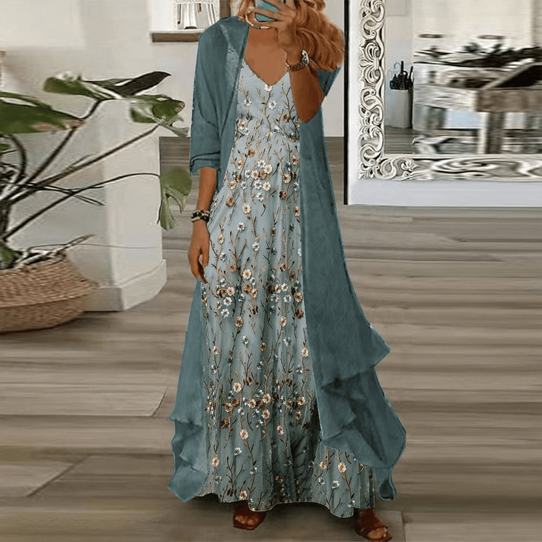 Wibke | Graceful Floral Maxi Dress