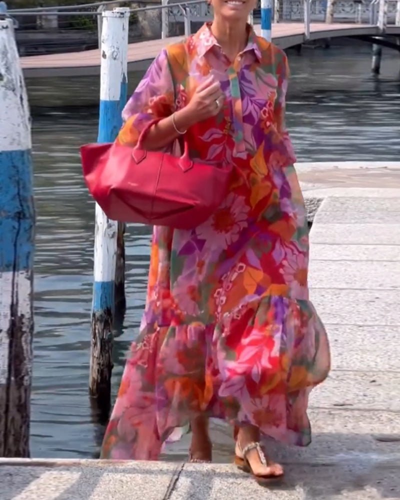 Senta | Graceful Vibrant Dress