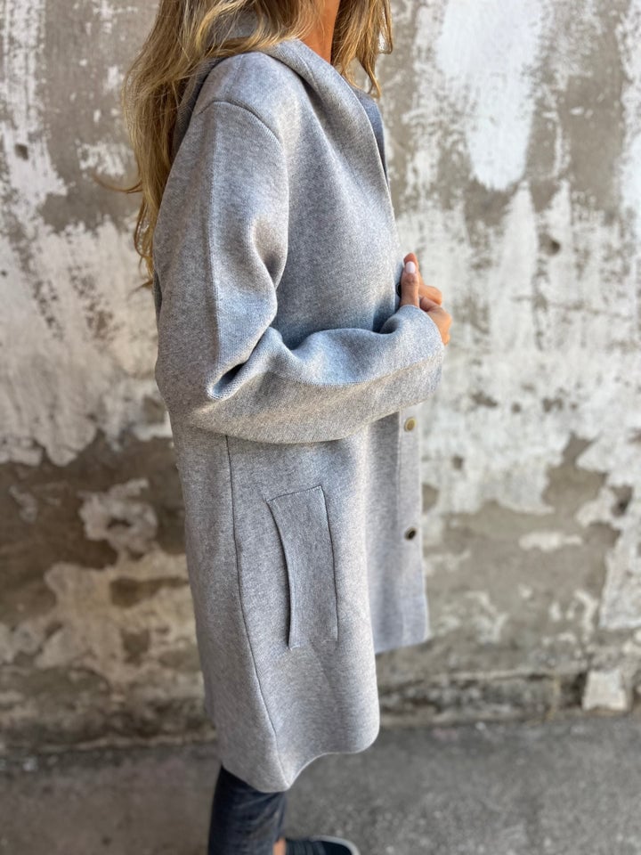 Elissa | Buttoned Hooded Jacket