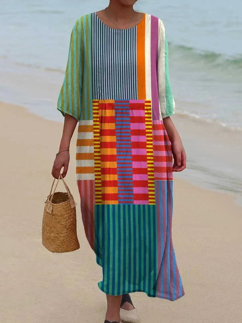 Saidee | Vintage Geometric Dress