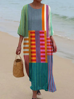 Saidee | Vintage Geometric Dress