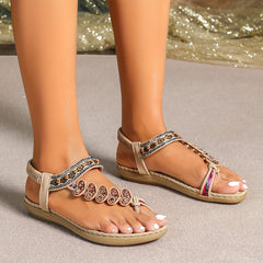 Oonagh | Pearl-Detail Comfort Sandals