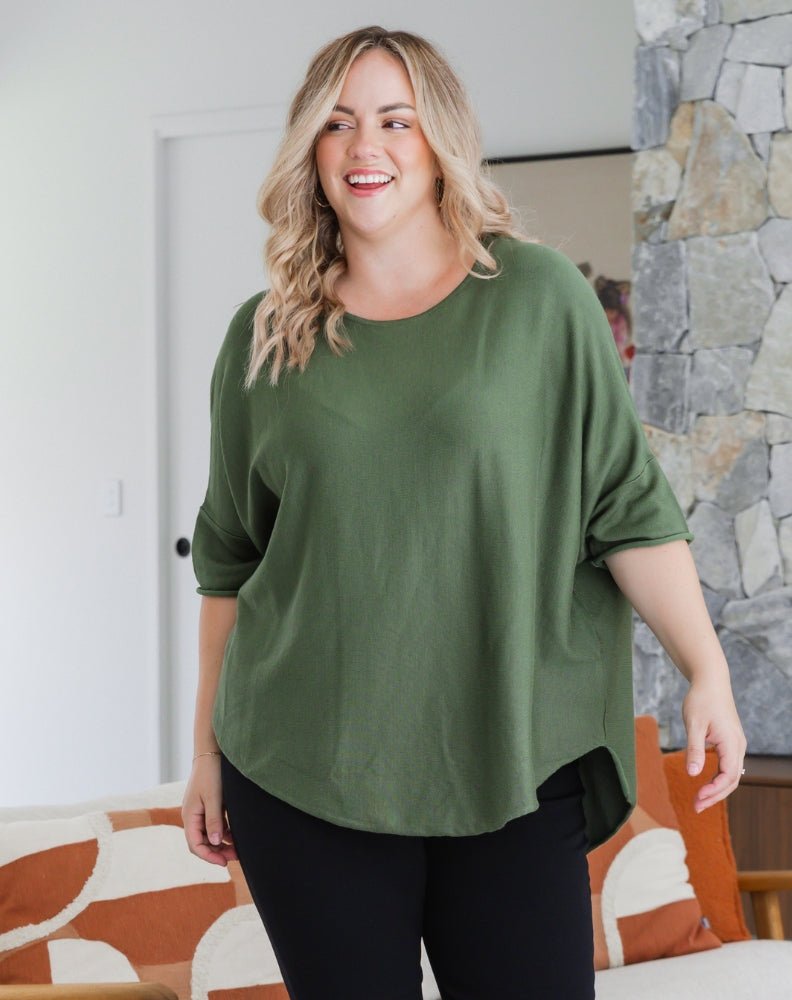 Miranda | Soft Drape Batwing Knit
