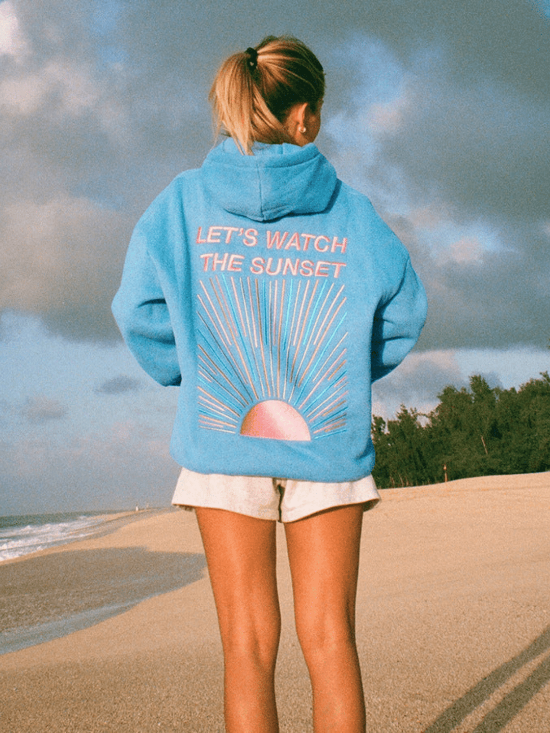 Ruby | Serene Sunset Hoodie