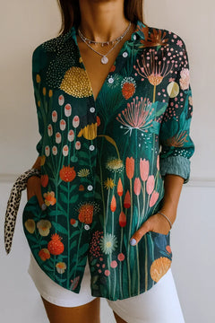 Sophie | Vibrant Pattern Blouse