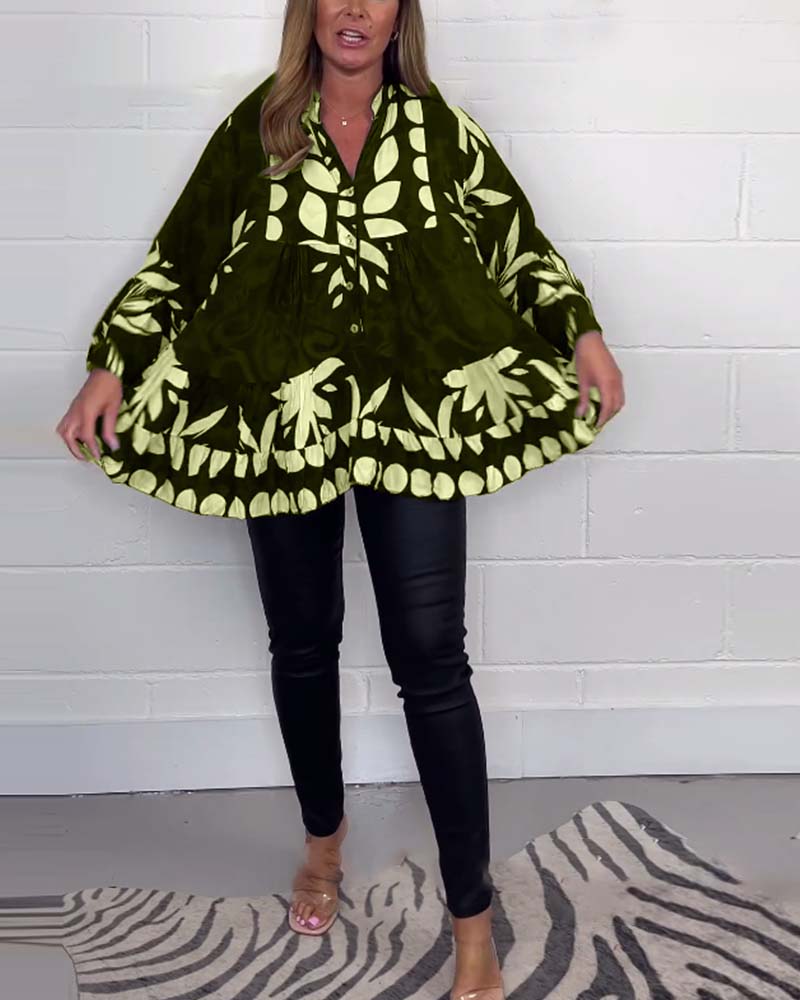 Deirdre | Flared Sleeve Cotton Top