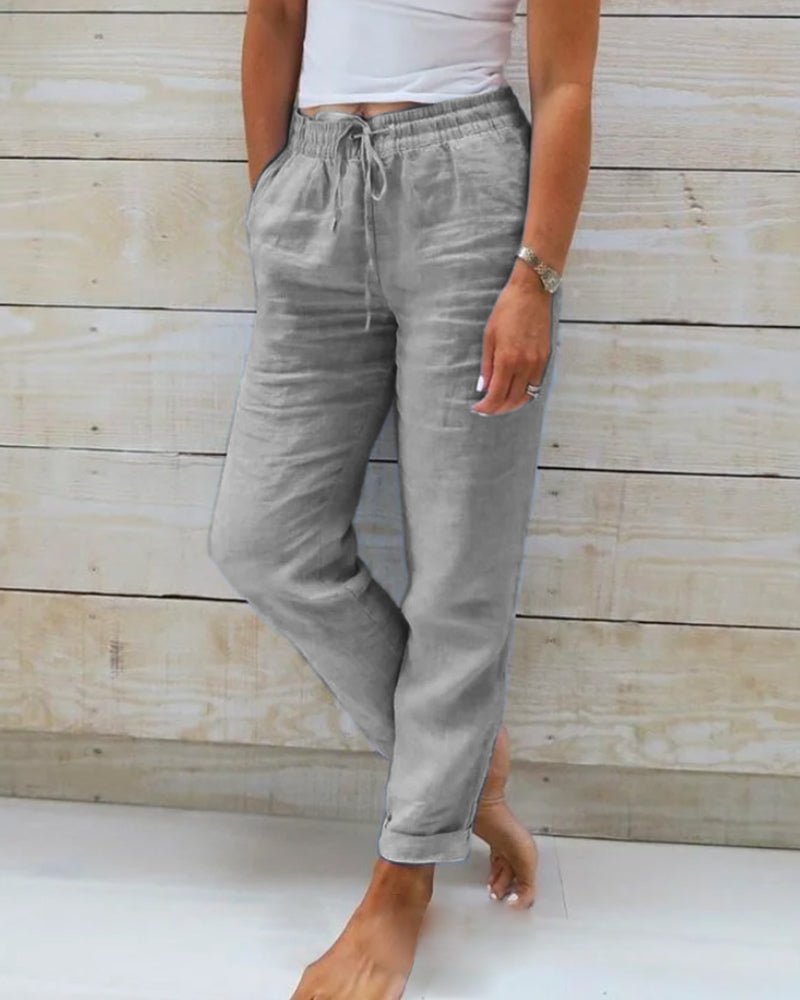 Ingeborg | Chic Linen Joggers