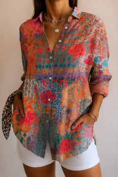 Sophie | Vibrant Pattern Blouse
