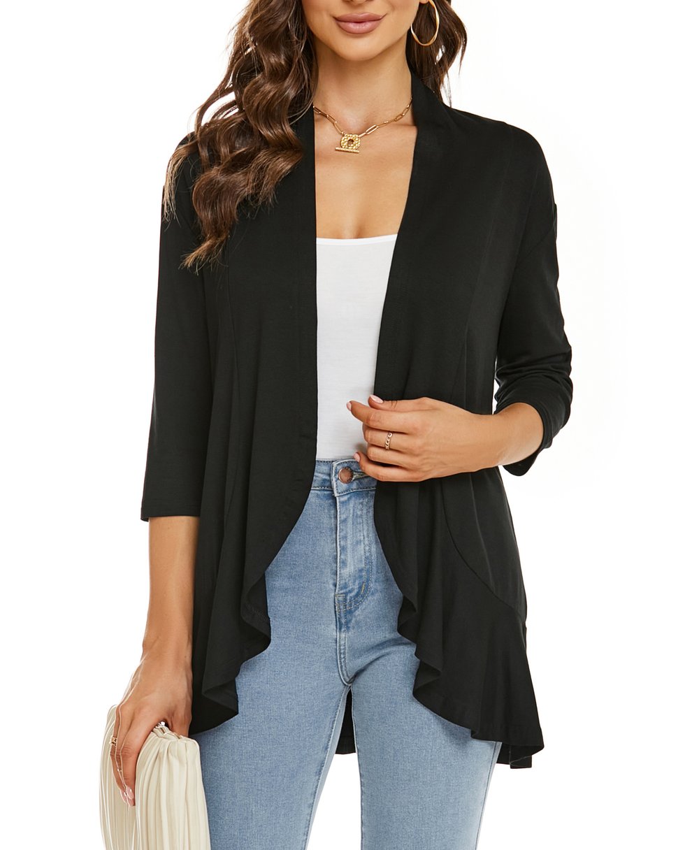 Drew | Lightweight Open-Front Cardigan