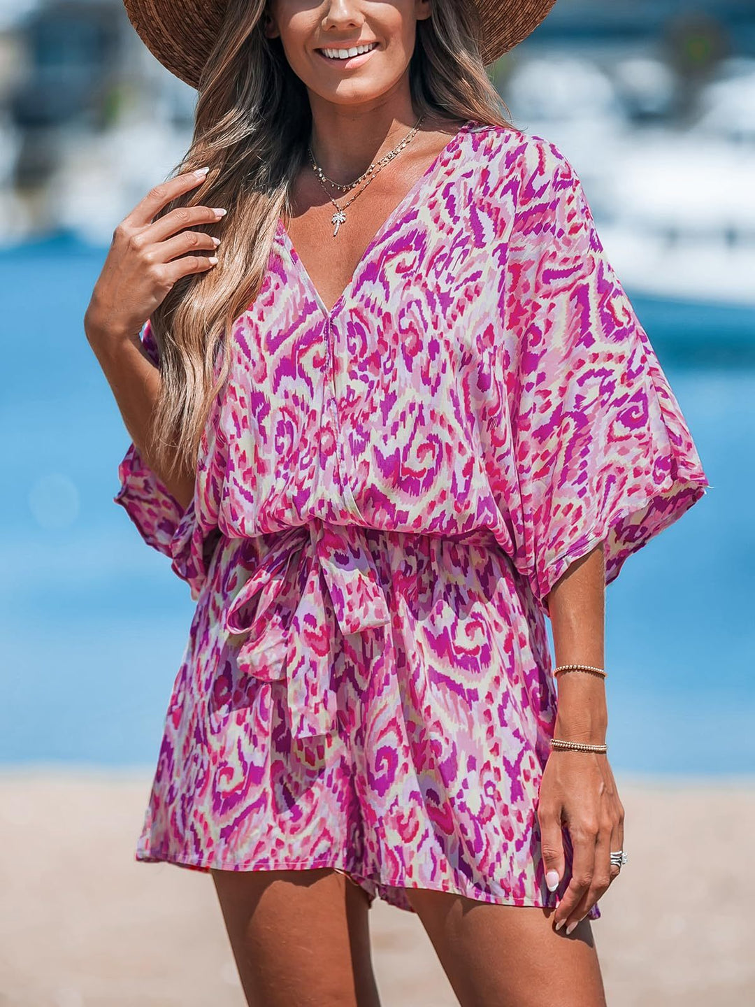 Elfrida | Lace-Up Chic Jumpsuit