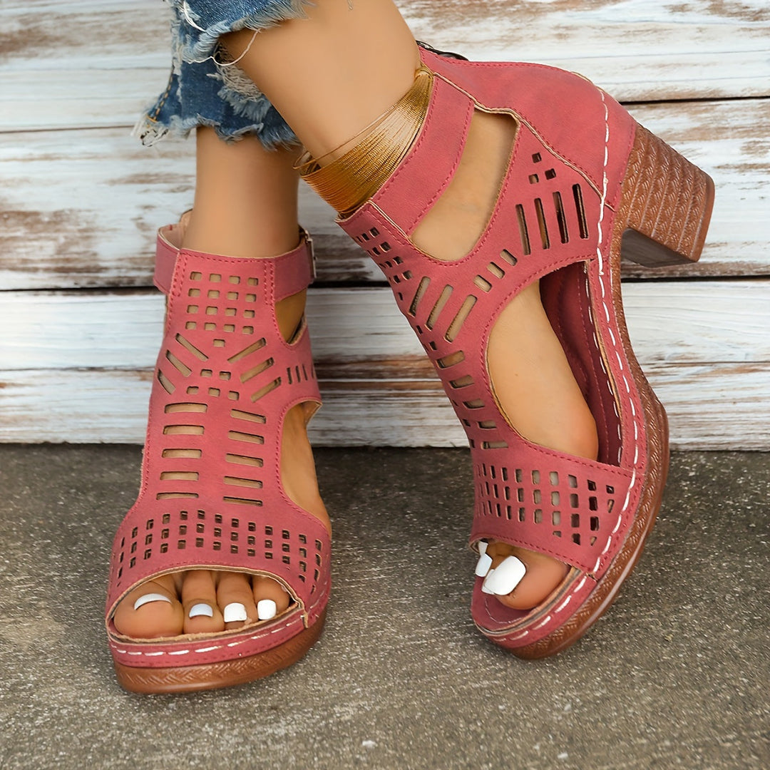 Vicki | Ergonomic Block Heel Sandals
