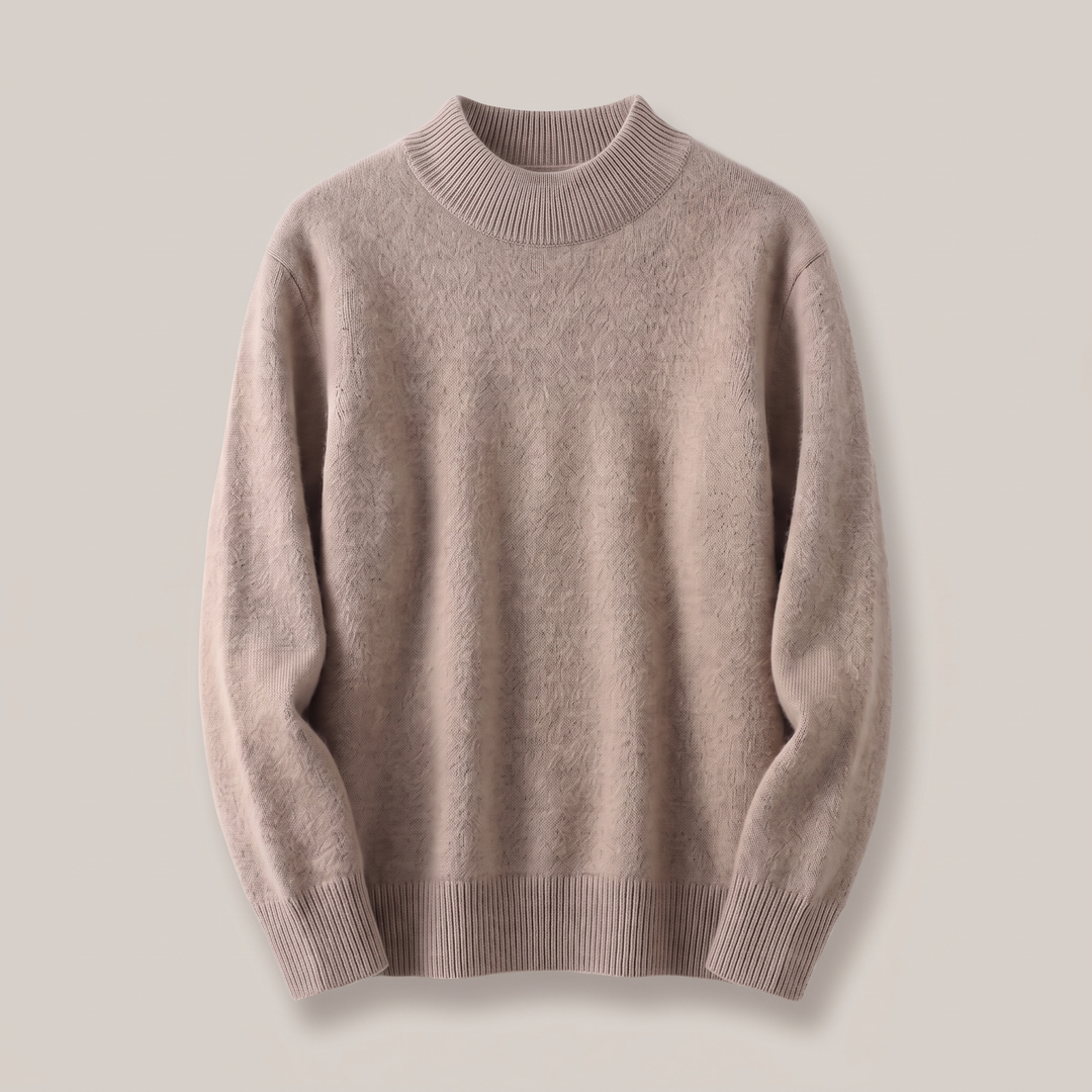 Jenifer | Mock Neck Cashmere Sweater