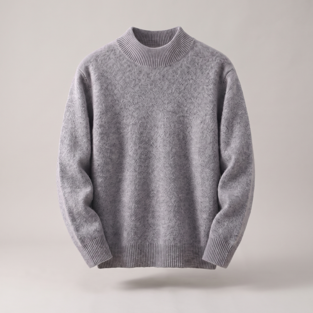 Jenifer | Mock Neck Cashmere Sweater