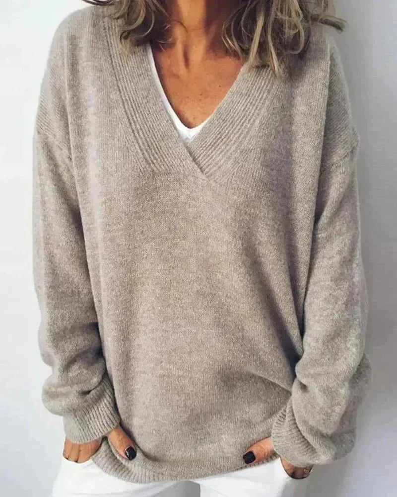 Iris | Cashmere-Blend Knit Sweater