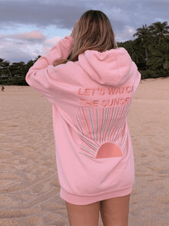 Ruby | Serene Sunset Hoodie