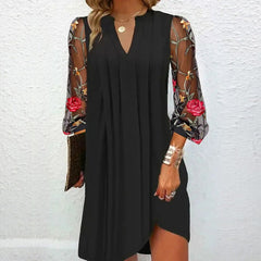 Indie | Timeless Sheer Sleeve Midi