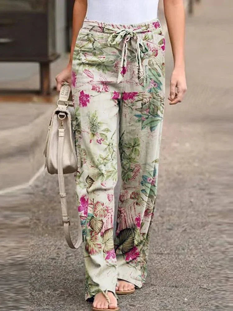 Cattie | Effortless Floral Pants