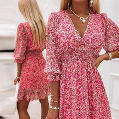 Greer | Elegant Floral Dress