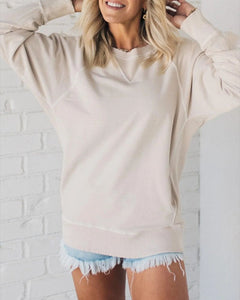Terri | Ribbed Pocket Pullover Sweater