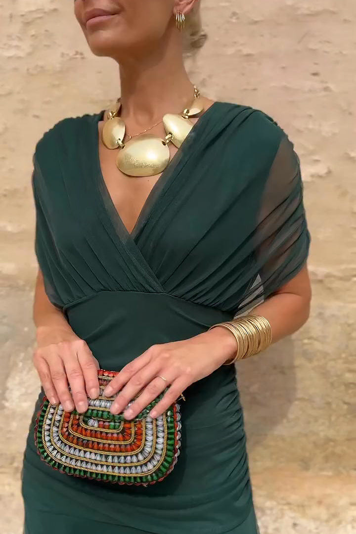 Glenna | Silk Maxi Dress