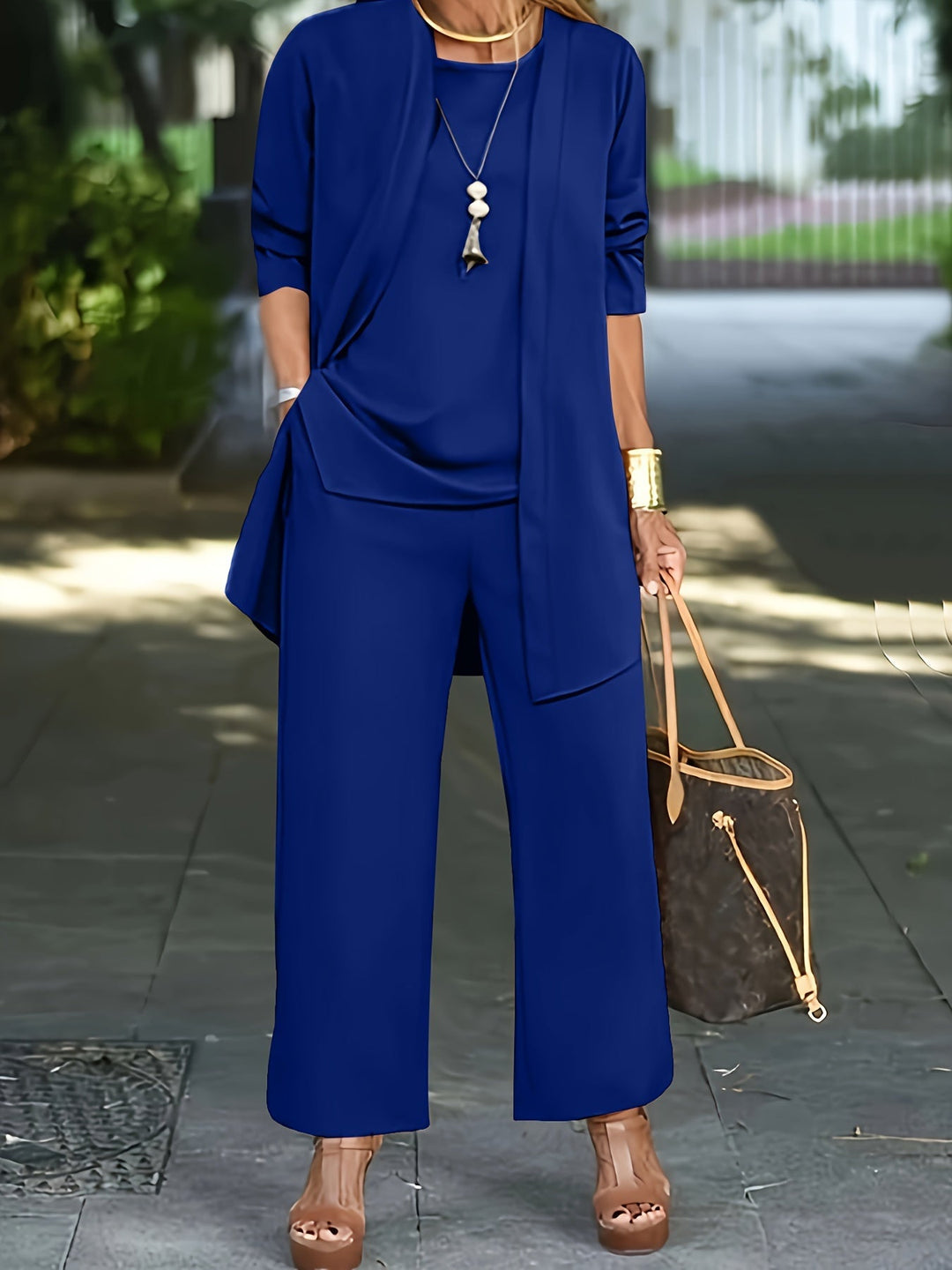 Zneta | Tailored Luxe Three-Piece Set