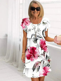 Kirsty | Cascading Floral Dress