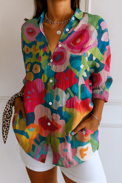 Sophie | Vibrant Pattern Blouse