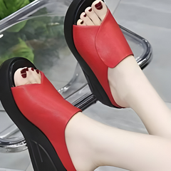 Sina | Minimalist Wedge Sandal