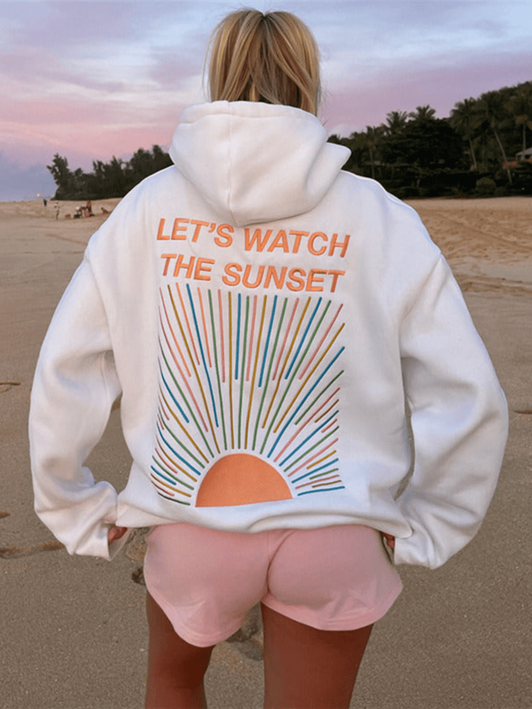Ruby | Serene Sunset Hoodie