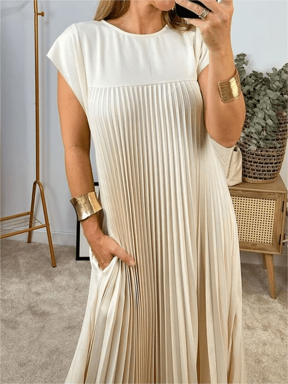 Fern | Pleated Maxi Dress