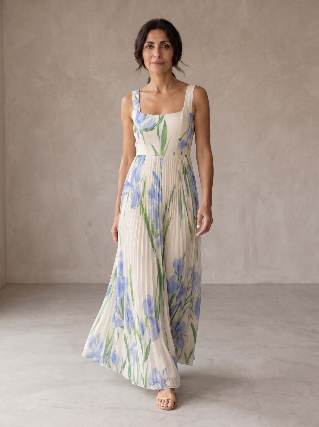 Gretta | Maxi A-Line Floral Dress