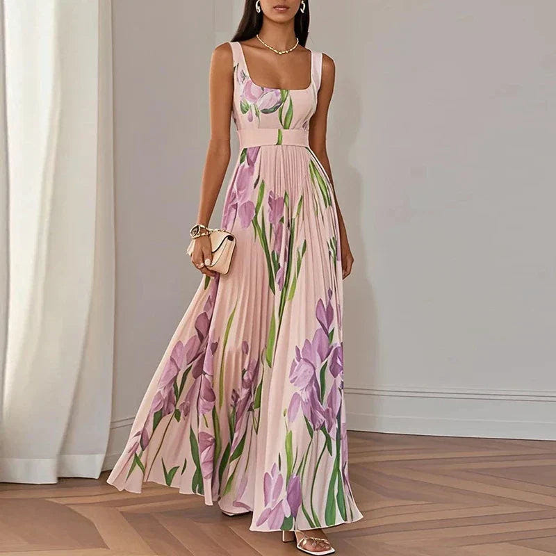 Gretta | Maxi A-Line Floral Dress