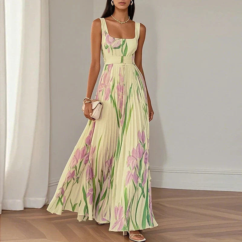 Gretta | Maxi A-Line Floral Dress