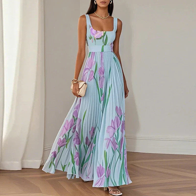 Gretta | Maxi A-Line Floral Dress