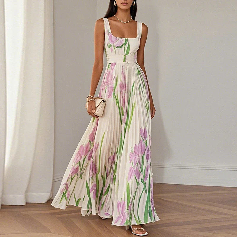 Gretta | Maxi A-Line Floral Dress